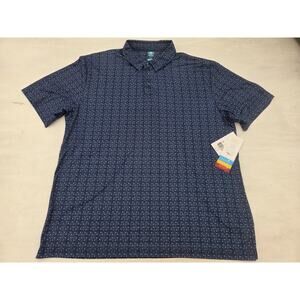 Pro Tour Polo Shirt Men's XXL Golf Coolplay Lightweight Short Sleeve EUC Fish